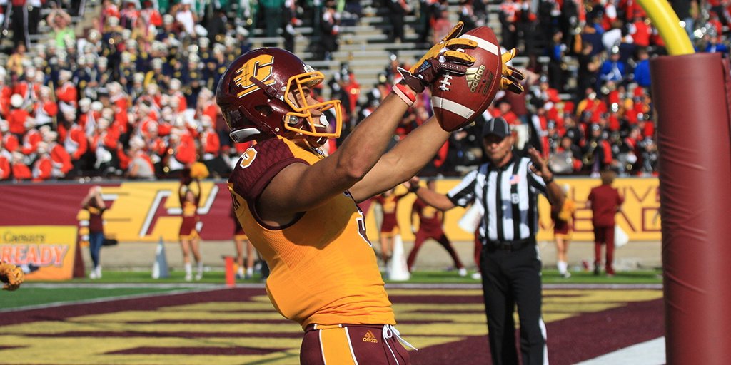 NFLCanada's tweet photo. 🇨🇦 PROSPECT UPDATE:

@CMU_Football WR Mark Chapman will attend the @Giants rookie minicamp. 🍎 https://t.co/7tUPXTWcgf