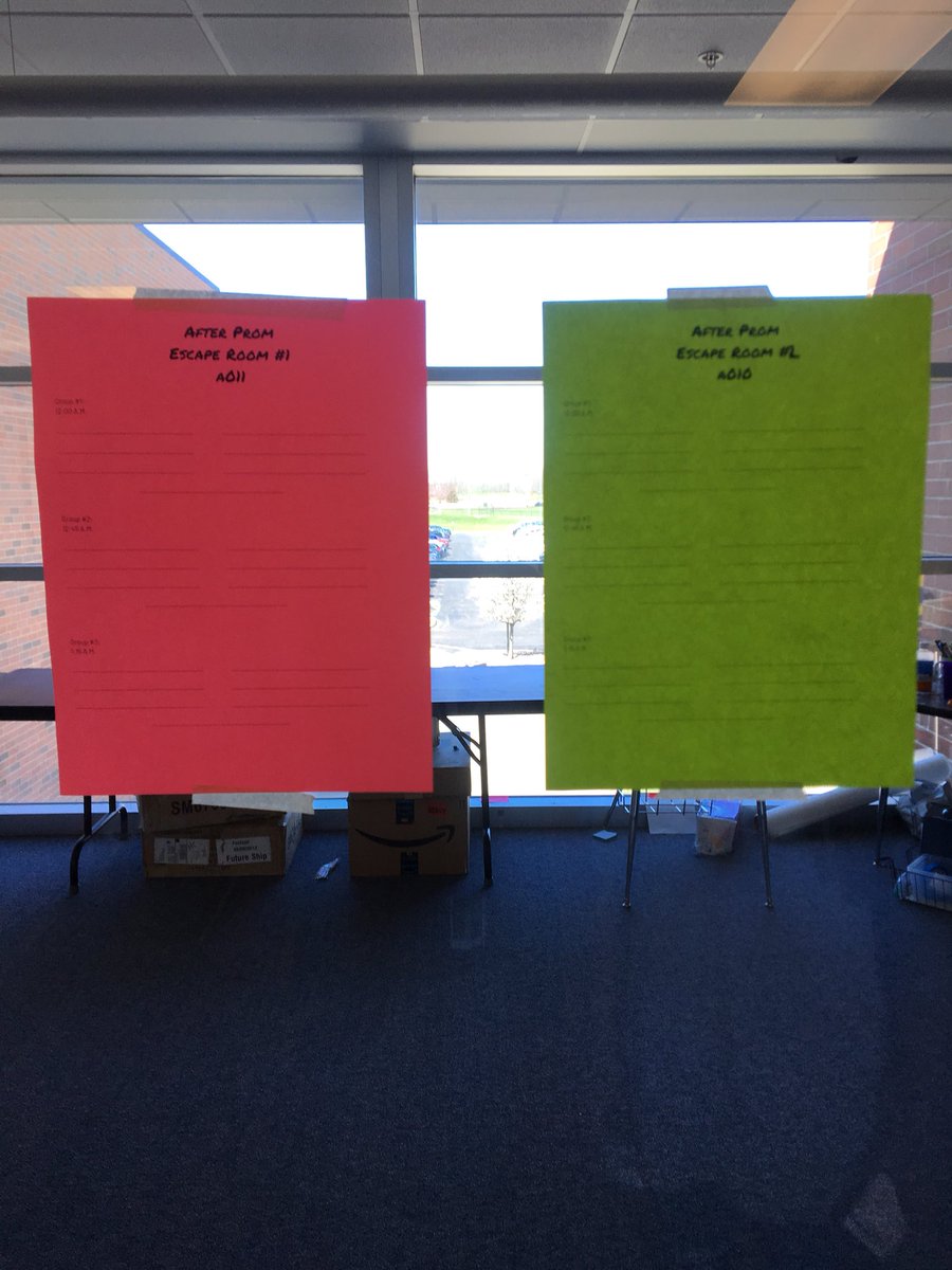 BearsJHS2018's tweet photo. AFTER PROM will have 2 Escape Rooms! Space is limited &amp; you can sign your 6-7 person team up outside Mrs. Mazur’s room (N114). Six time slots available! Don’t miss out! https://t.co/wsSRZevHEG