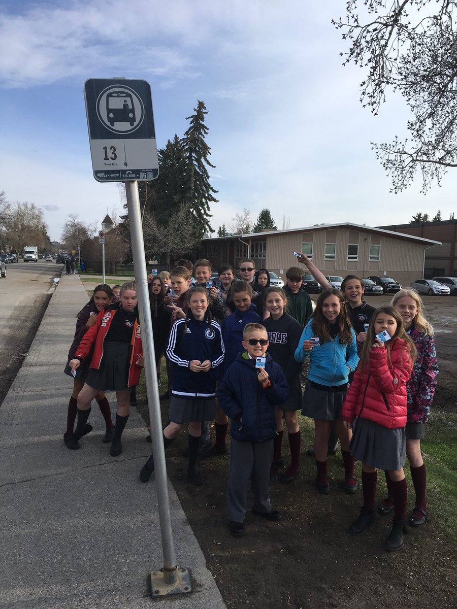Calgary City Hall, here we come! #municpalgovernment #fieldtrip #publictransit <a href="/mrssfalkenberg/">Mrs. Falkenberg</a>
