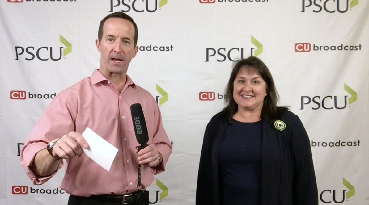 CUbroadcast's tweet photo. @PSCUForward #mforum18 Interviews: PSCU's Lynn Heckler on How CUs Can Prepare Employees for Changing Digital Landscape... https://t.co/cS9nJoJUjQ https://t.co/EO6DiBmG6u