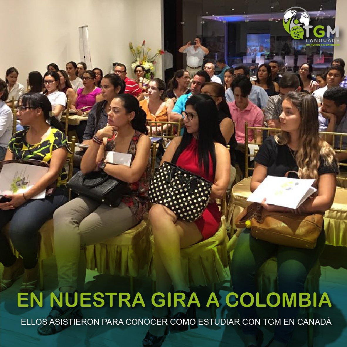 TGMLanguage's tweet image. ¡GRACIAS!, Muy pronto pensamos regresar a este hermoso país donde más estudiantes se animaron a vivir la experiencia de un mundo sin Barreras.

.

#TGMLANGUAGE #cursosdeIngles #estudiarenelexterior, #preparaciondeinglesuniversitario #canada #Colombia

#republicadominicana #miami