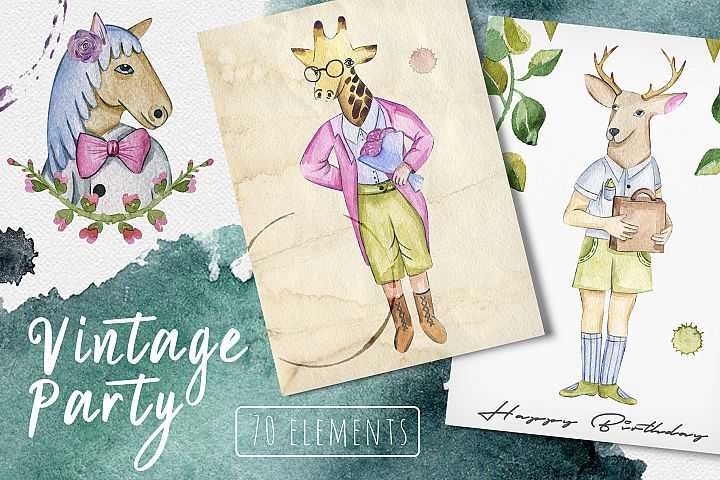 designbundles's tweet image. Get the Vintage Party Collection now absolutely free! It includes 5 seriously cool animals, 24 floral elements and much more! Go and check it out now! #cooldesigns #quirkydesign #free #freedownload #freedesigns #watercolour  designbundles.net/free-design-re…