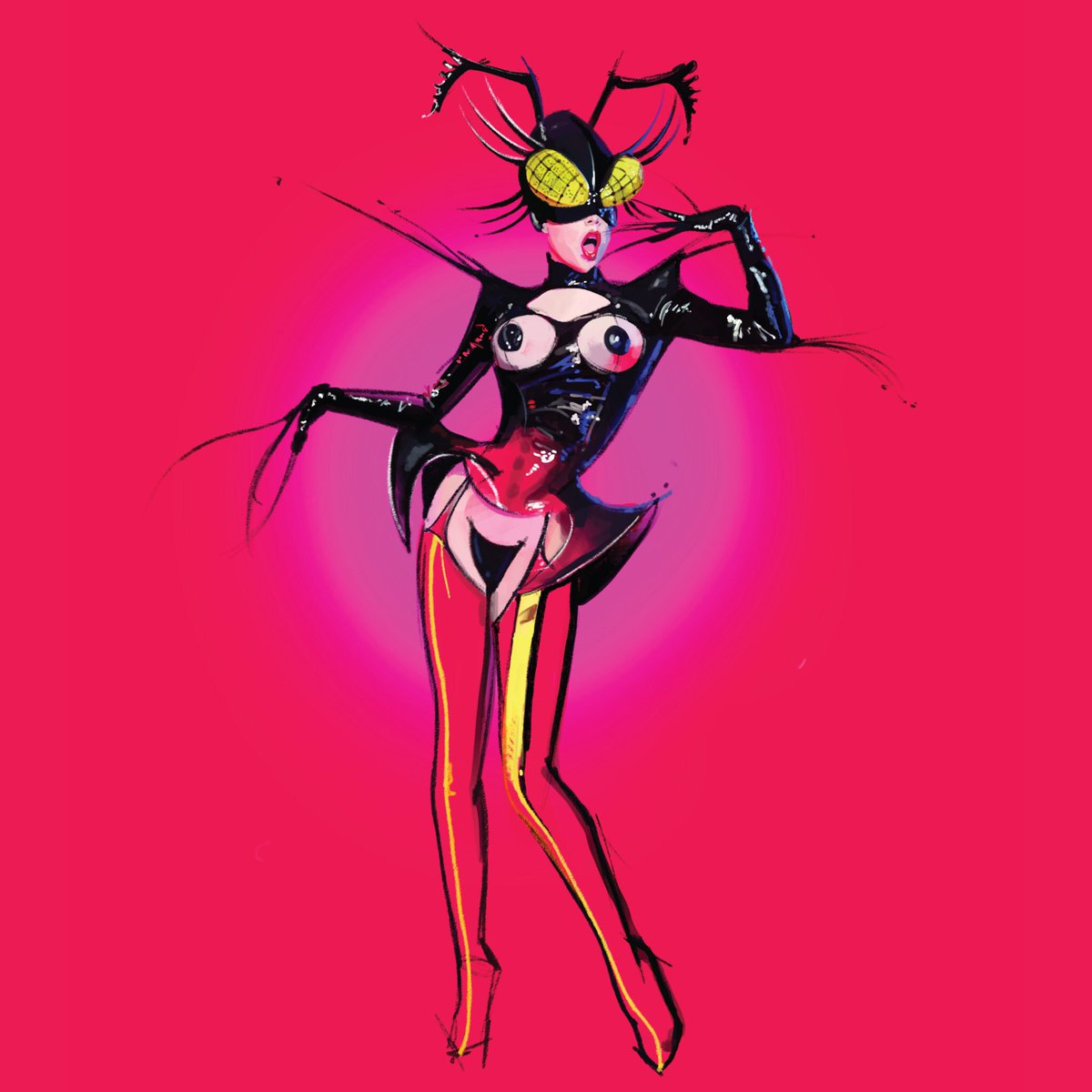 freakmonroe's tweet photo. “Thierry Mugler” by Me https://t.co/iJzenoFp1M