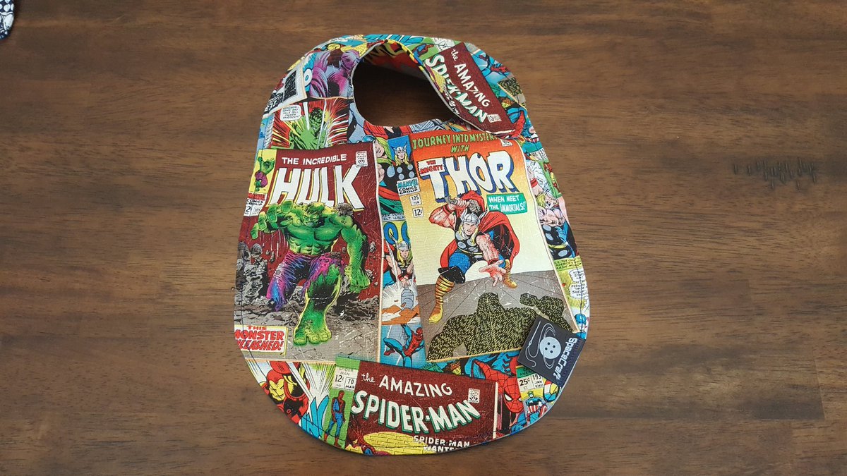 Fighting your own #InfinityWar? (The spit just never seems to stop!) Check out this listing on my #etsy shop: Comic Book Baby Bib - Marvel etsy.me/2HH4tSS #babyshower #comic #thor #ironman #hulk #spiderman
