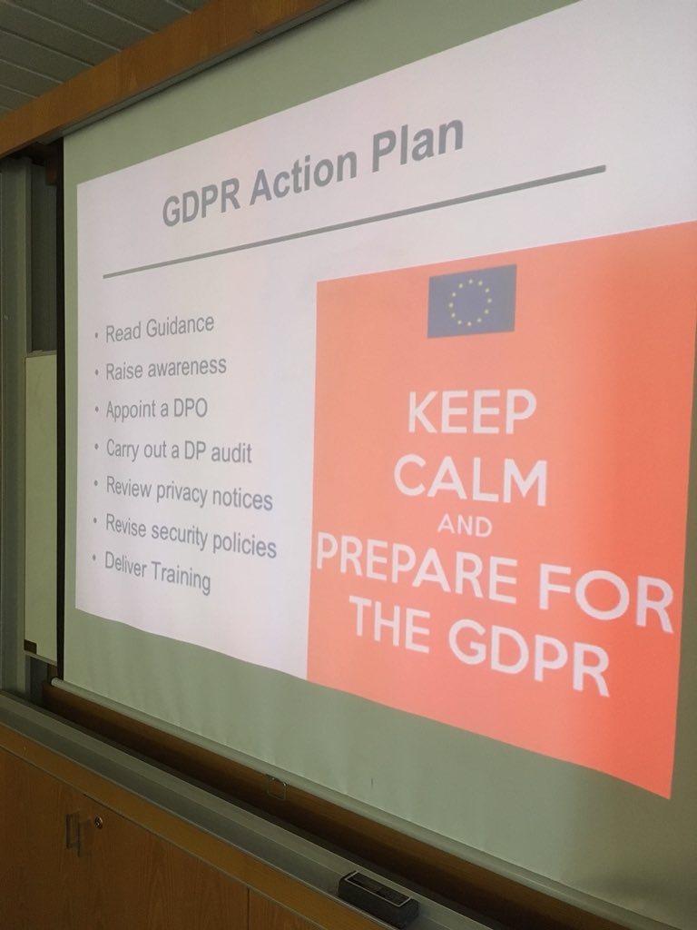 Great day #GDPR training for a great local privacy-switched-on company. Thank you <a href="/lindasfjones/">Linda Jones</a> and all at <a href="/TalkDirectLeeds/">Talk Direct</a>