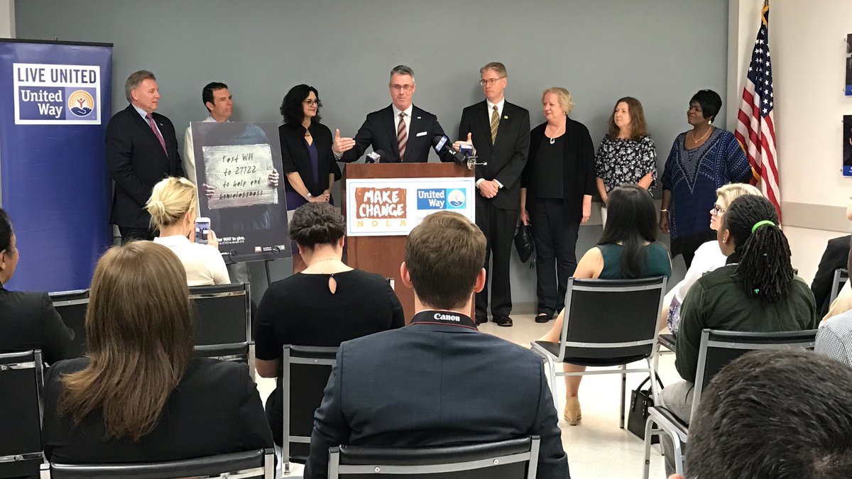 Today is the launch of Make Change NOLA: A Better Way to Give - a new giving initiative to harness the generosity of New Orleans to support organizations working to combat homelessness &amp; poverty.

TEXT WAY TO 27722 FOR A BETTER WAY TO GIVE. MakeChangeNOLA.org #MakeChangeNOLA