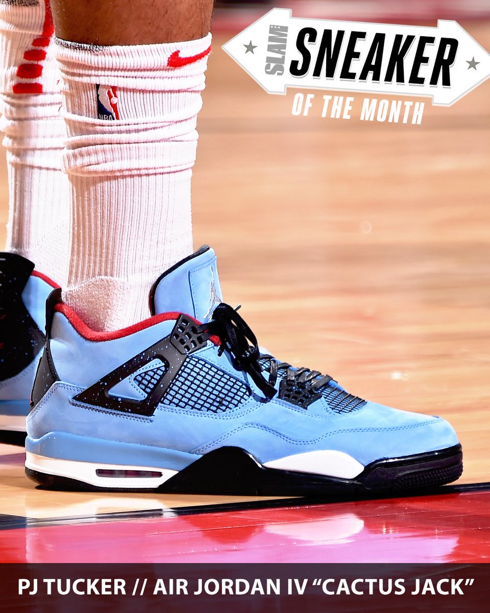 Pj Tucker Cactus Jack Air Jordan Iv Em Person Sneaker King