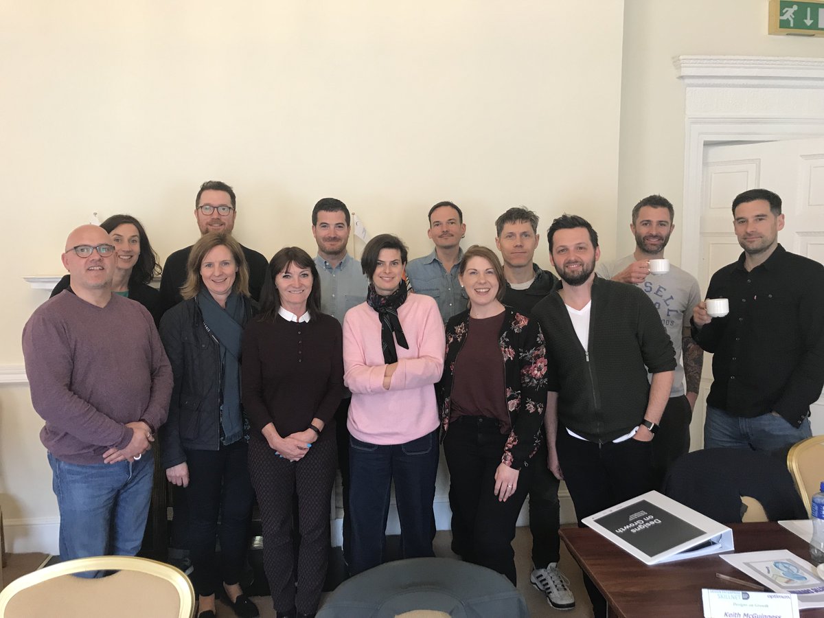 OptimumLimited's tweet photo. A fantastic start to the Designs on Growth Programme 2018 run with @DesignSkillnet and we look forward to working with this talented group of designers over the coming months. #Management #businessgrowth #deleopment #BusinessStrategy https://t.co/Znc9UPsS9q