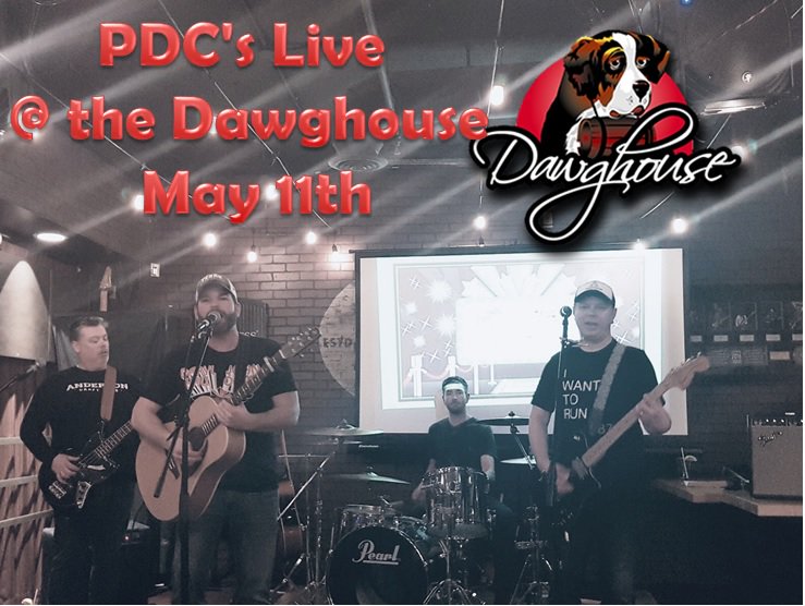 Don't miss the PDC's Live at the Dawghouse May 11th!   3 sets of tunes starting at 9pm!  699 Wilkins St, London ON!