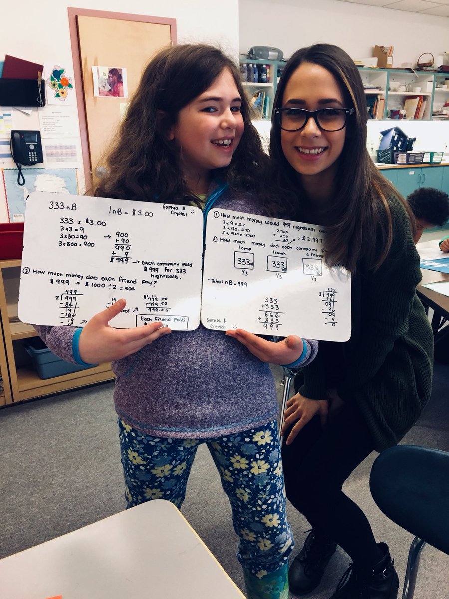 MsCrystalF's tweet photo. Had a blast working through a student made #storyproblem using teamwork, #longdivision #fractions #multiplication and a positive attitude 😎 #EDST0307 https://t.co/BEZQtsnbjd