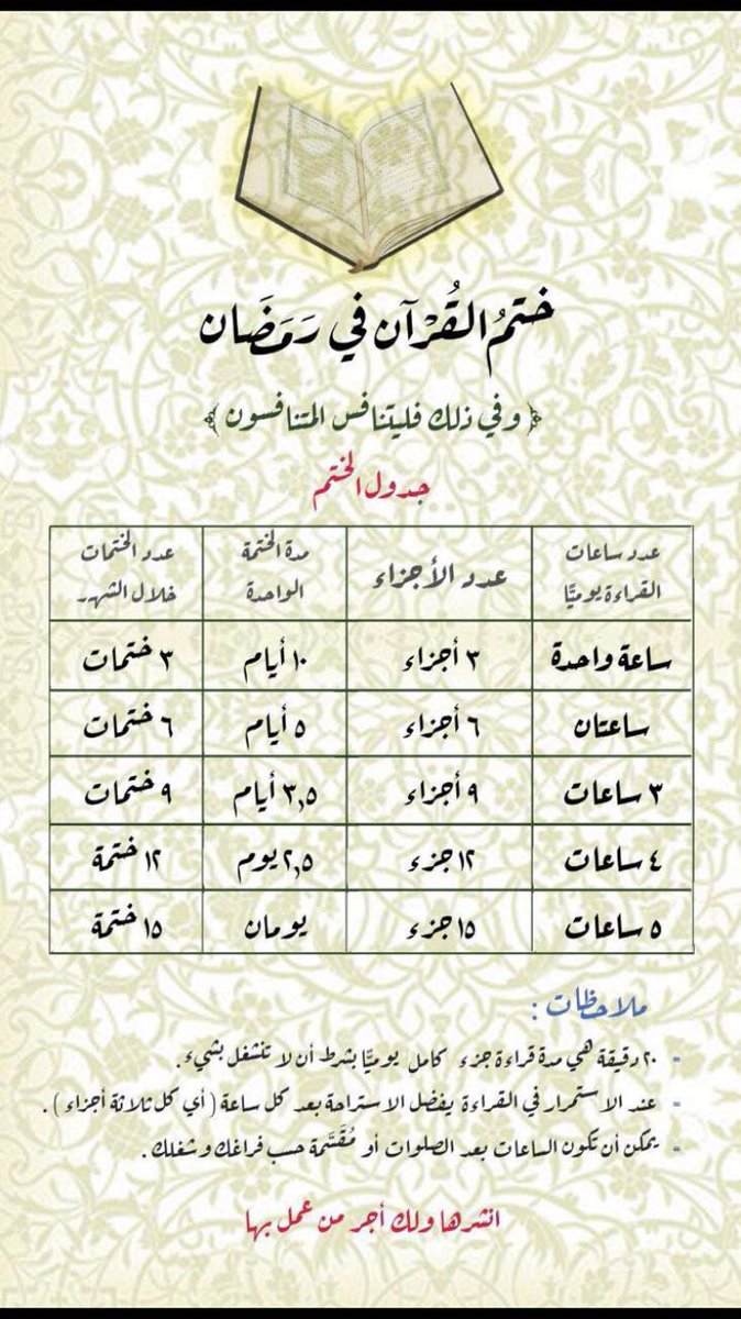 amshehri's tweet photo. ختم القرآن في شهر القرآن https://t.co/IxBf6uXoLJ