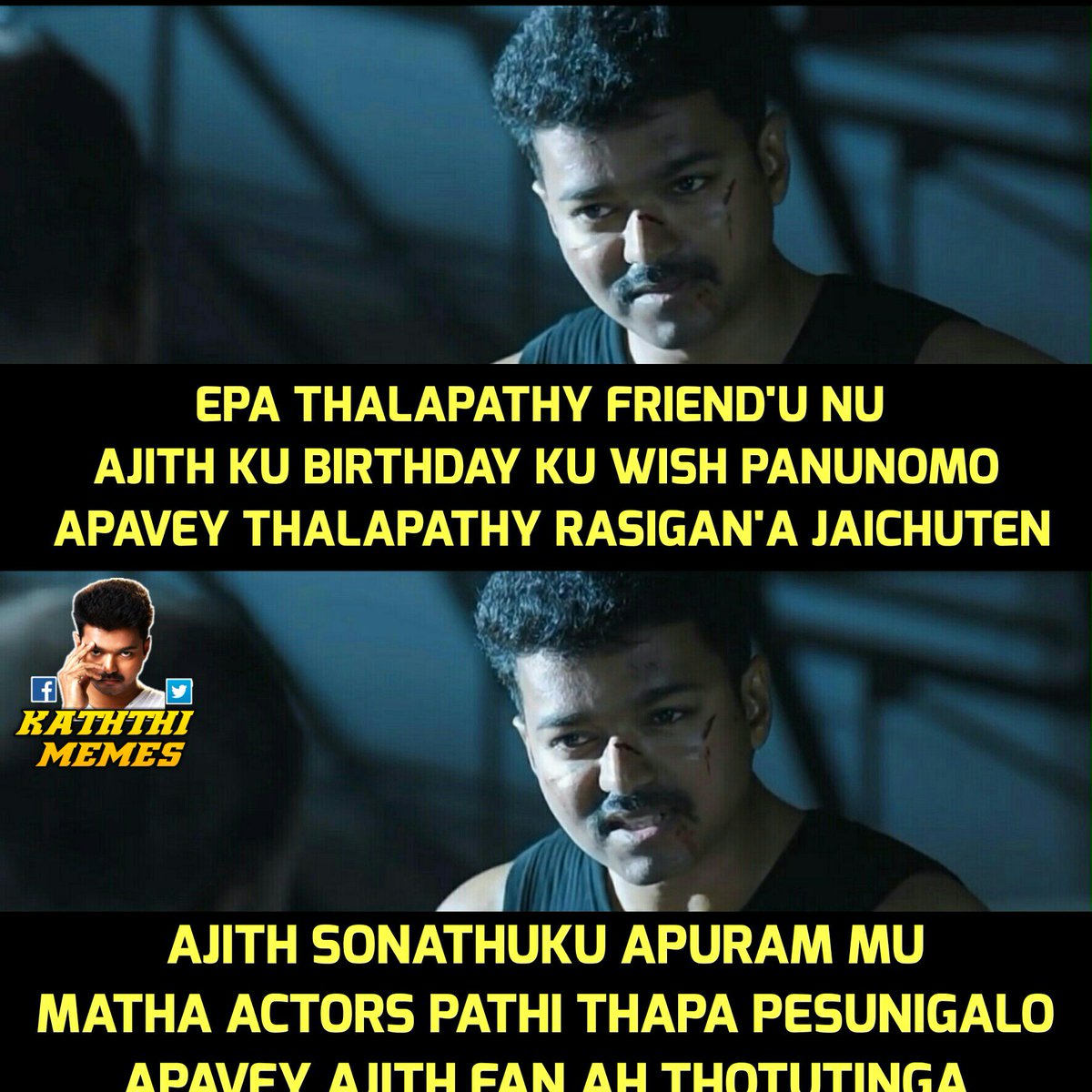 vijaymyworld's tweet image. One Of The Best Slipper Shot To #Immatured Creatures 😂😂👌

Kudos To The Creator 😍❤❤