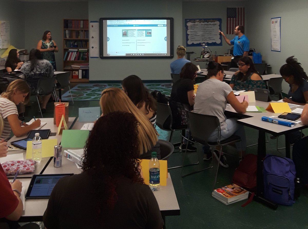 DonaldSMay's tweet image. Thank you to Sean @smkendalVCS and Mallory @MalloryMussard for wowing our DSC pre-service teachers today with some amazing apps utilized in #vcsseesaw. Can&apos;t wait to see them apply this learning in their future classrooms! You both are rock stars!