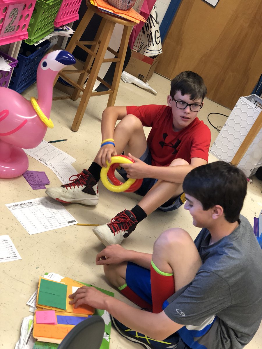 GHMSBulldogs's tweet photo. 6th grade scientists prepare for SC PASS by answering task cards at a classroom carnival! https://t.co/SaX98AOmI2