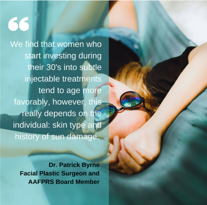 Young patients are investing in cosmetic procedures, such as injectables, to age more favorably. #Prejuvenation #TheFaceExperts #AAFPRS
