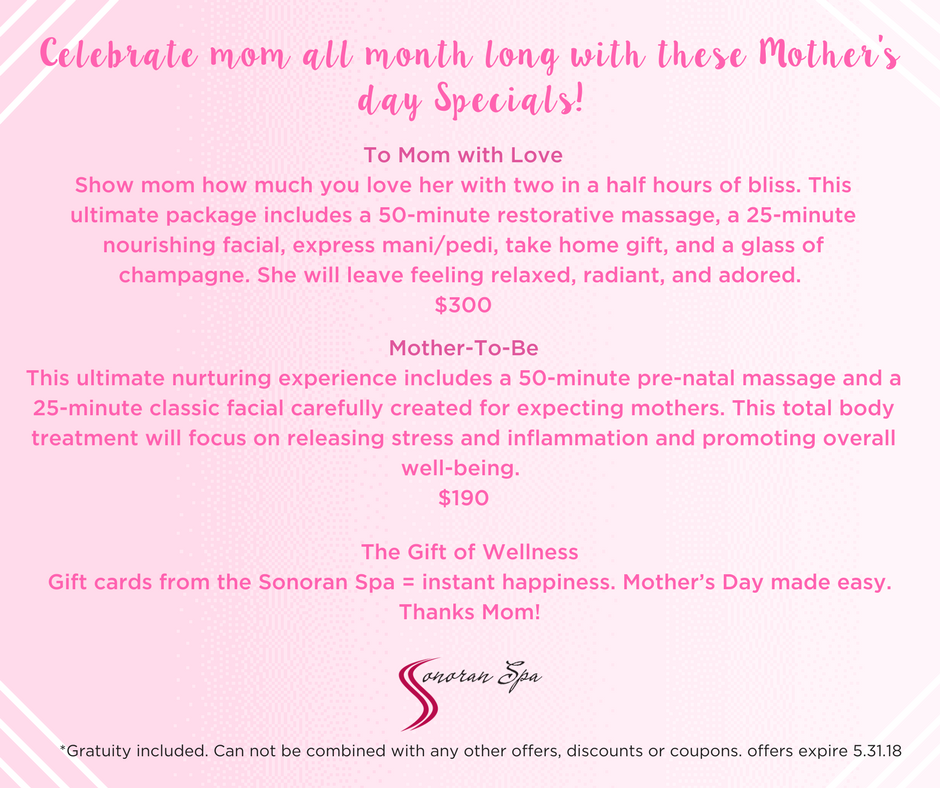 Westward_Look's tweet photo. Celebrate Mother's Day all month long with these fantastic Sonoran Spa specials! Call 520.917.2467 to book your appointments today! https://t.co/OHZlkNP1eP