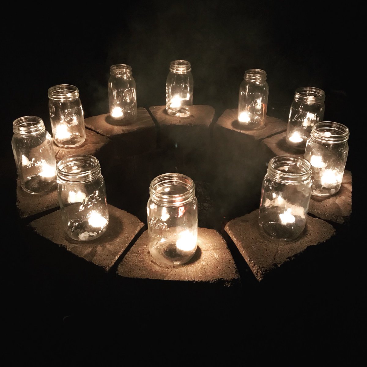 birdvsplane's tweet image. Another round of @10Candles last night, and I’m just so hooked on telling spooky stories fireside like we’re in “Are You Afraid of the Dark?”
