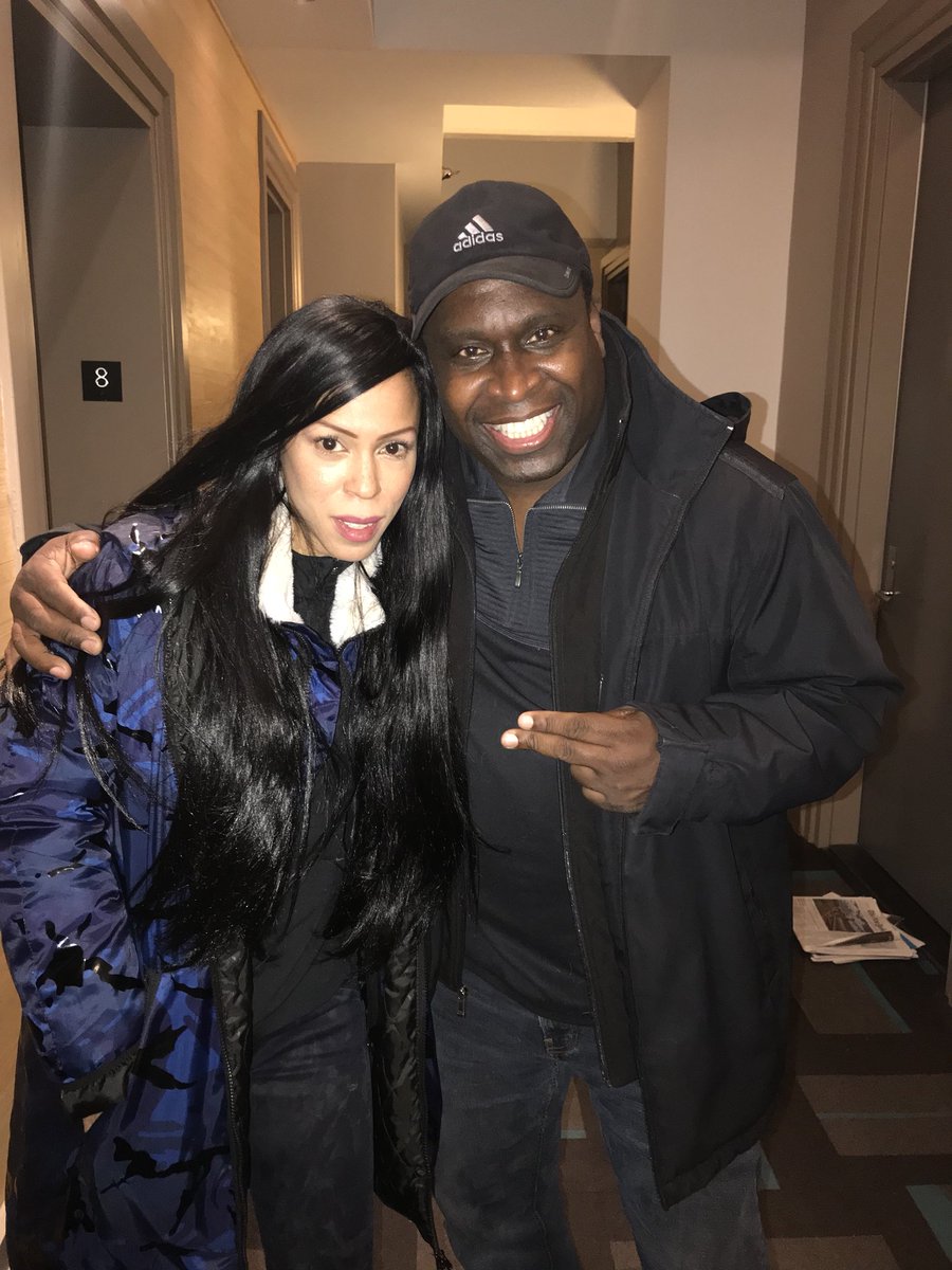 Hanging out with one of my dear friends <a href="/DerrickSimmons/">Derrick Simmons</a> yesterday! #talentedbrother #actorslife #artistlife #blessings