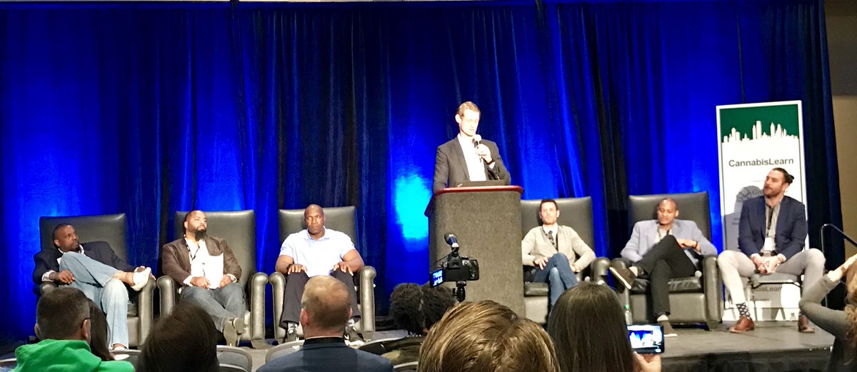 Insightful Cannabis In Professional Sports discussion, w/ an impressive athlete panel: <a href="/CullenJenkins/">Cullen Jenkins</a> , Jamie Brown, @mwash52 , @rileecoyote ,  Dozie Mbanu, <a href="/toddherremans/">Mr. Herremans</a> #CannabisLearn