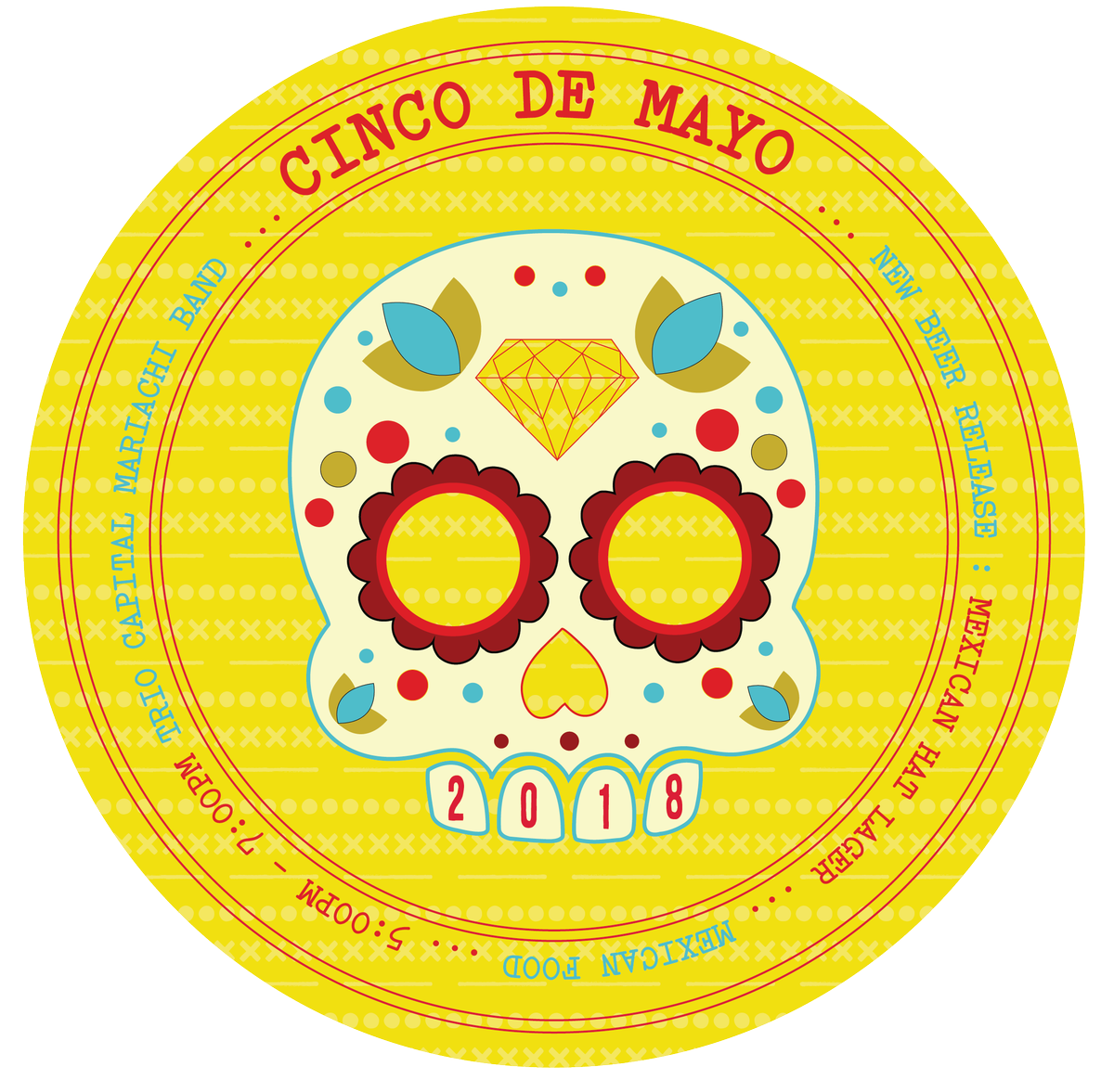 Cinco de Mayo is THIS Saturday! Join us for a new release Mexican Lager, Mexican inspired cuisine, and mariachi music by Trio Capital. Music is from 5-7pm, but la fiesta is all day long!