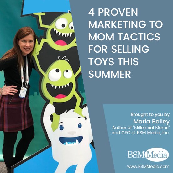 BSMMedia's tweet image. Summer may seem like an unlikely time for toy sales but at BSM Media we see it as the best time of year to Market to Moms and their kids. Use these 4 proven tactics to generate sales this summer: bit.ly/2I6B2gI #MarketingToMoms #MillennialMoms