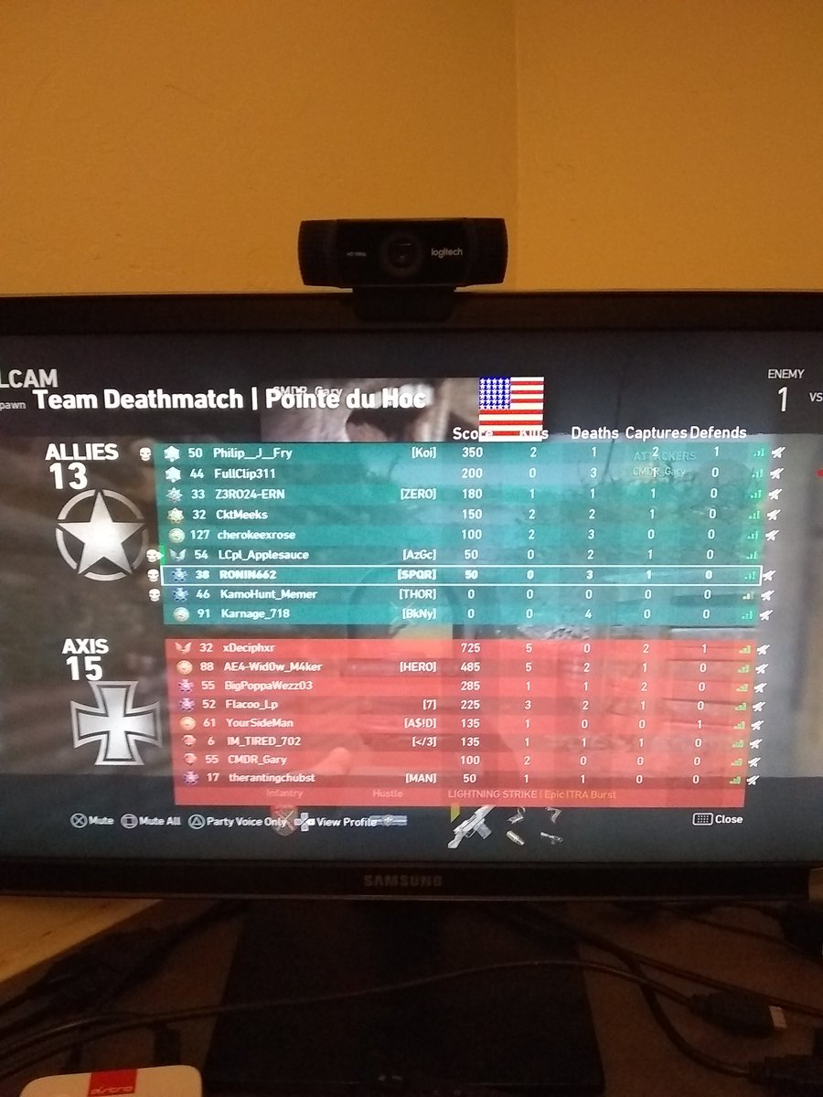 LCpl_Applesauce's tweet image. I didn't know TDM and Dom were the same thing #facepalm #smh #codfail #whenitsbrokeitsbroke #CallofDutyWWII