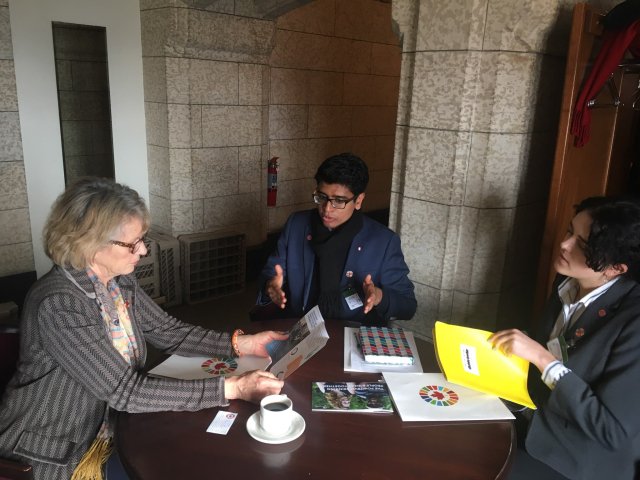 JoyceMurray's tweet photo. Thx, Hamayun Aziz of @UBC and Natasha Mudie for your brief on behalf of @ewb! Great to discuss #Innovation financing for #InternationalDevelopment. @ubcnews @mclaudebibeau https://t.co/fz5KbGAnUh