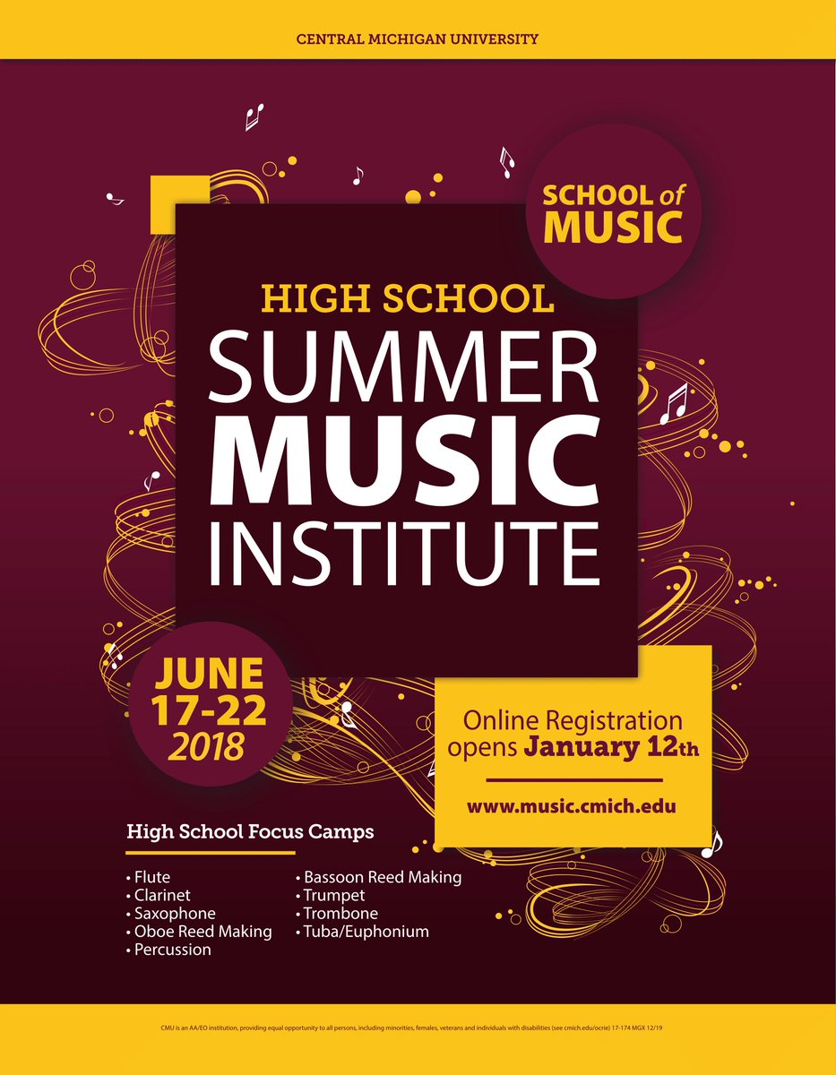 CMUMusicSchool's tweet photo. Now that the semester is wrapping up, we’re looking towards our next big adventure – CMU Summer Music Institute! https://t.co/ZnIDtiAR2J