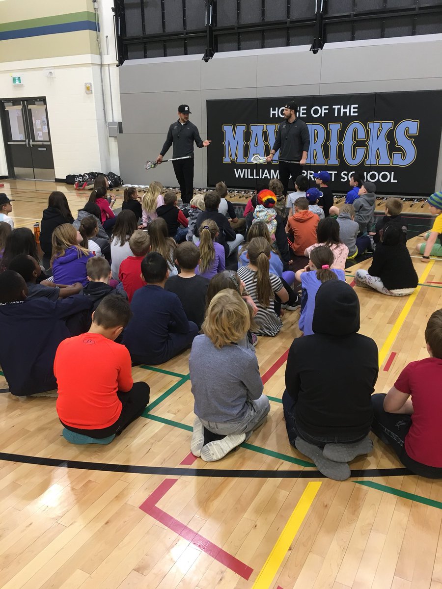 ELEV8Lax's tweet photo. HUGE Thank You to @WDPrattSchlCBE and our partner #calgaryfieldlacrosse for having us work with the 4th, 5th and 6th Graders this week!  We had a blast introducing lacrosse to over 400 students over the past two days! #yyc #lacrosse #alberta #gomavericks #growingthegame @yyCBEdu https://t.co/ch91ESBgCc