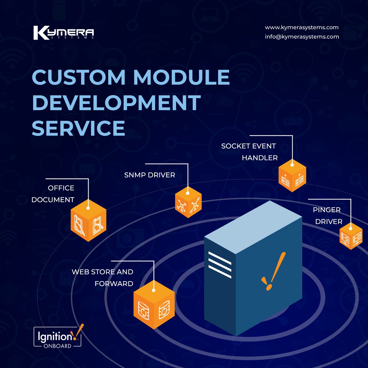 KymeraSystems's tweet image. Kymera Systems specializes in Ignition module and integration work. Learn more and contact us at bit.ly/2EYJwRj !

#IgnitionPlatform #SCADA #IIoT #lot #IgnitionOnboard #MQTT #ICClead #Automation #Industry