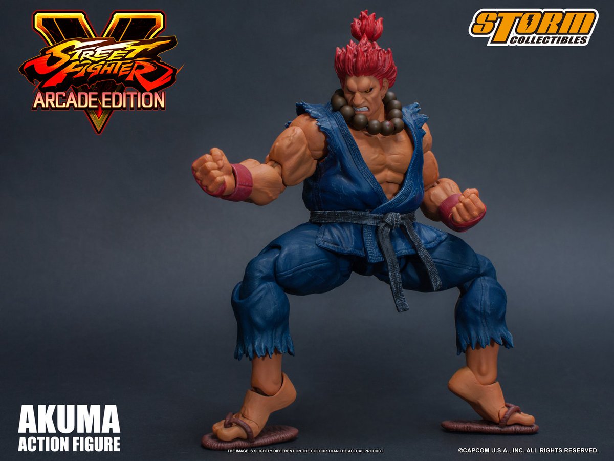 Toyark's tweet image. The #StreetFighterV Nostalgia Costume #Akuma Figure has been fully revealed by @stormcohk!

See all of the photos, details &amp;amp; pre-order link here: bit.ly/StormSFVClassi…