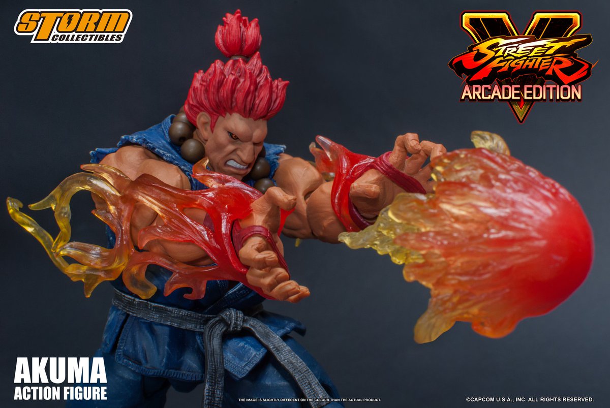 Toyark's tweet image. The #StreetFighterV Nostalgia Costume #Akuma Figure has been fully revealed by @stormcohk!

See all of the photos, details &amp;amp; pre-order link here: bit.ly/StormSFVClassi…
