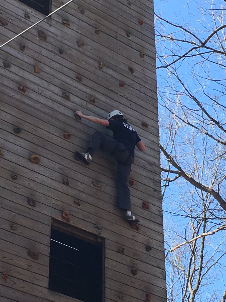 cam2016adams's tweet photo. More rock climbing...Mrs. Cameron made it to the top! https://t.co/3PEDqZNpEf