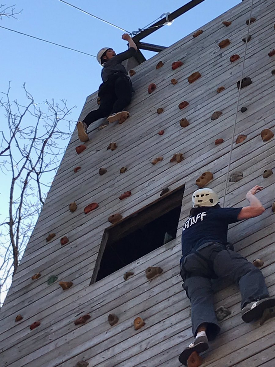 cam2016adams's tweet photo. More rock climbing...Mrs. Cameron made it to the top! https://t.co/3PEDqZNpEf