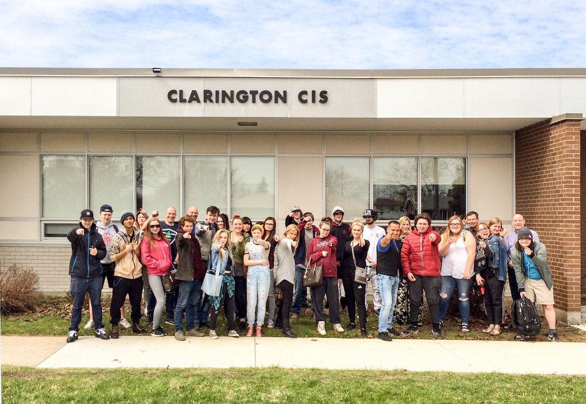 Uplifting chat by <a href="/EarlLambert/">Earl Lambert</a> this morning here <a href="/CISClarington/">Clarington CIS</a>! Focusing on our future success and remembering that we can only fail if we stop trying!