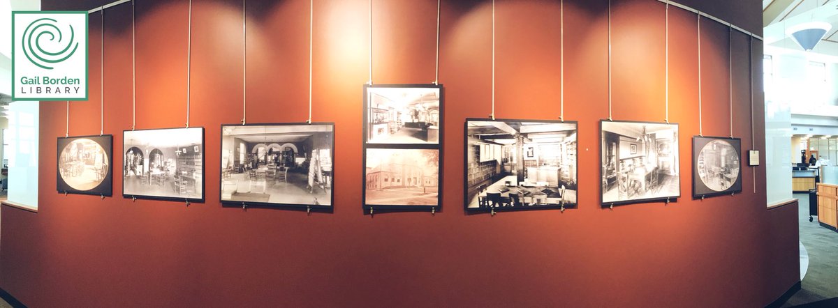 gailbrdnlibrary's tweet photo. Didn’t get the chance to visit the original #GailBordenPL location on Spring St. during #OpenElgin? No worries! We’ve displayed the historic photos on the second floor of the Main Library. Come check it out!
#ExploreElgin #ElginIL https://t.co/supzTNIIhX