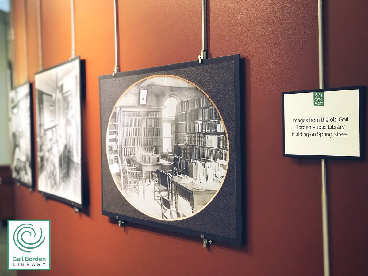 gailbrdnlibrary's tweet photo. Didn’t get the chance to visit the original #GailBordenPL location on Spring St. during #OpenElgin? No worries! We’ve displayed the historic photos on the second floor of the Main Library. Come check it out!
#ExploreElgin #ElginIL https://t.co/supzTNIIhX