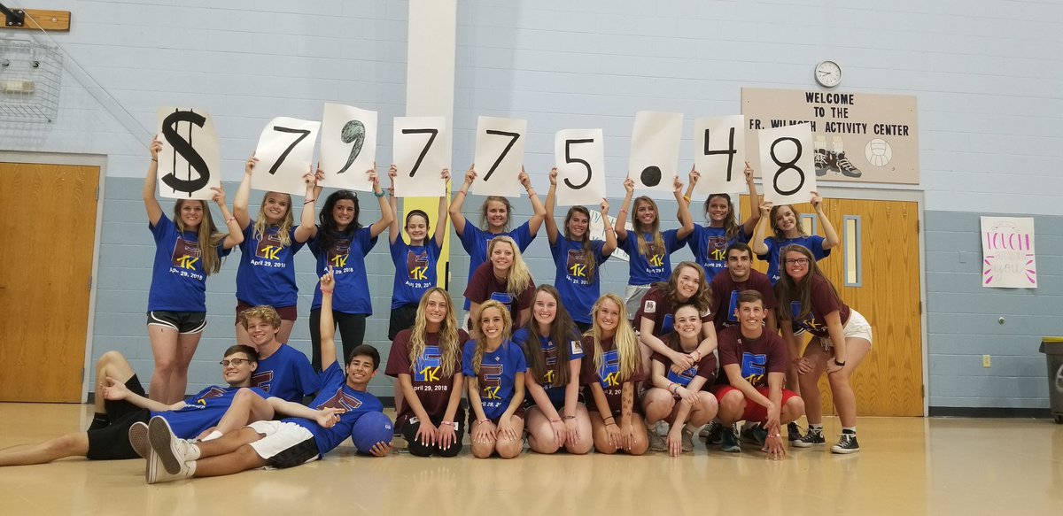 rileykidsDM's tweet photo. Drumroll for this week's #WeekendTotalUpdate ....Thank you to these four High School Dance Marathons that raised a cumulative $44.2k! The end of the semester is approaching, keep on being FTK! https://t.co/w12d505EZD