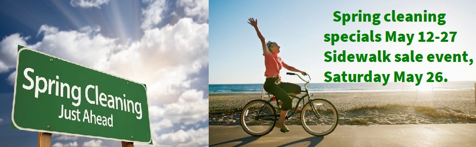 FlyingFishBikes's tweet photo. Spring cleaning and sidewalk sale event. -  https://t.co/QXmdAR3ixm #rideyourbikemore #springcleaning #itsfun https://t.co/3a1SErQlXR
