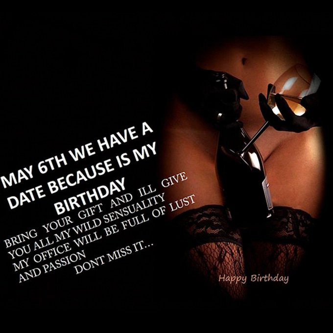 On Sunday, I invite you guys to celebrate my birthday 🍾🥂 https://t.co/P6xWnulhrS