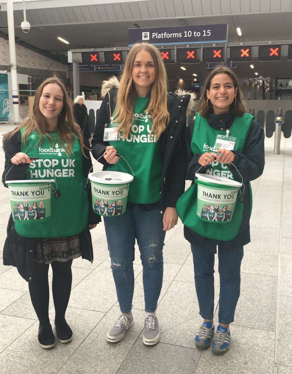 SMG_People's tweet photo. Some of our colleagues were helping to fundraise at London Bridge station on Friday morning for Southbank Food Bank on behalf of @TrussellTrust . The bucket collection raised a whopping £1,287.11!! #SMGGivesBack #charity https://t.co/aFIVkmCWe0