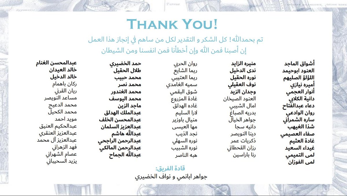 anatomy436's tweet photo. This concludes our work for the anatomy lectures of the basic science years. A big thank you to all the members who worked with us! Best of luck! #med436 https://t.co/RMfSYDTTeR