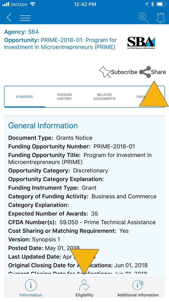 Grants.gov tweet media