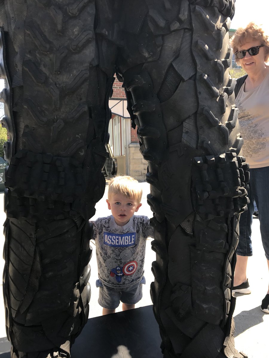 thetiremonster's tweet photo. Want to make sure your tires aren’t causing deforestation? So do I! I’m at the @cincinnatizoo with my @standmighty pit crew to teach fellow Ohioan’s about the impact of deforestation. Help me tell @goodyear to hold their current suppliers accountable for #DrivingDeforestation. https://t.co/j1fmIat7Cq