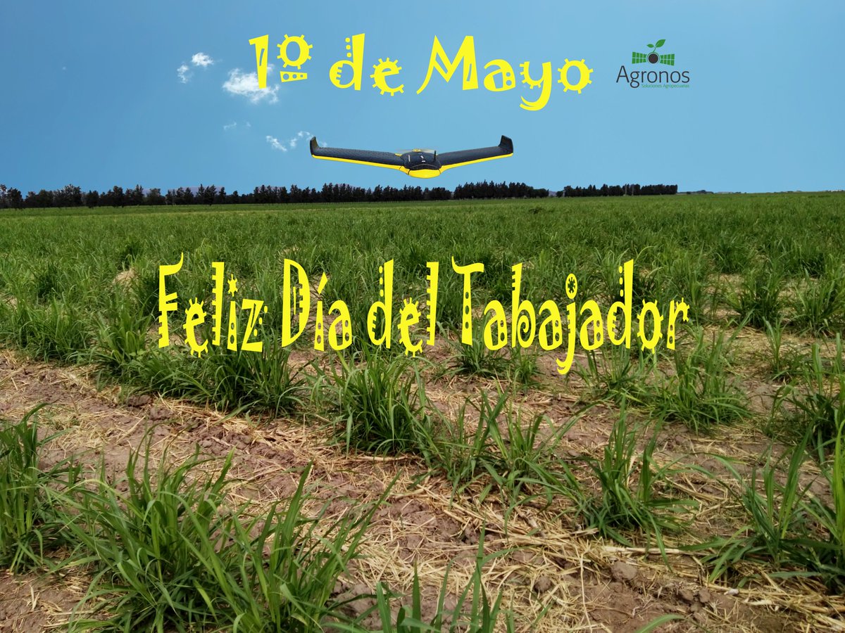 Agronos_sa's tweet photo. 1° de Mayo Día del Trabajador

Feliz día a todos los trabajadores. En especial a todos aquellos que trabajamos desde el aire y el espacio, persiguiendo un sueño, pero siempre con los pies en la Tierra!!! 🛰️💪🚀 #Agronos #ebee #drone

https://t.co/vsHgfTUGXT https://t.co/rEYpJodwV4