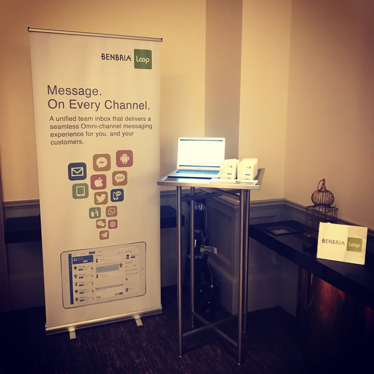Benbria's tweet photo. Drop by and say hello to us at the @preferredhotels 50th birthday summit and learn about our special offer with Criton for an app with Messaging and Ordering linked to our Omni-channel Loop Inbox! #criton #preferredcelebrates50 https://t.co/9qQrEjetkx
