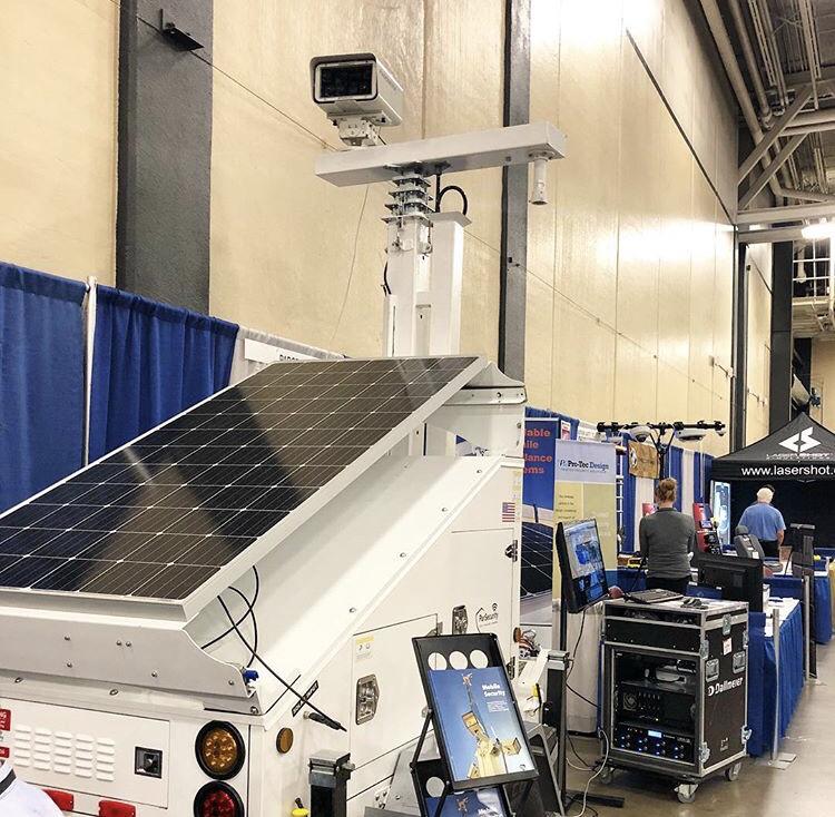 ParSecurity's tweet photo. The Mobile Camera Tower designed by @ParSecurity, integrated with @Dallmeier_USA was presented at the MN Chiefs of Police Association’s ETI & Law Enforcement Expo 2018. Thank you to everyone who stopped by our booth! #MNPolice #MobileCameraTower https://t.co/sOg6CJzhtl
