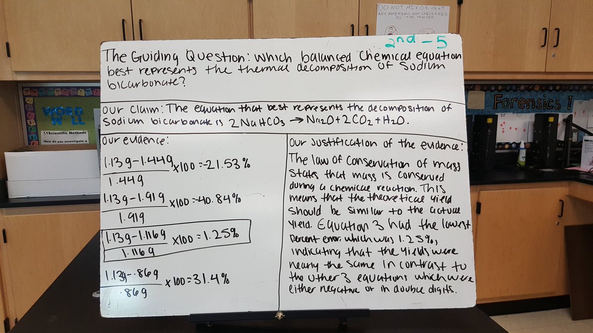 Skylinehetter's tweet photo. Argumentation Session today. Students did an awesome job in presenting their arguments and critique #argumentdriveninquiryinchemistry  #argumentdriveninquiry #ngss @SkylineHighA2 @A2schools https://t.co/1BfAtkvDO1
