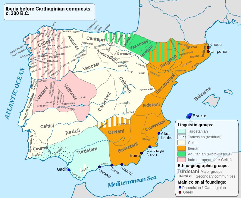 Before Rome and Carthage conquered the area we now call Spain, the majority of its inhabitants were Celts.