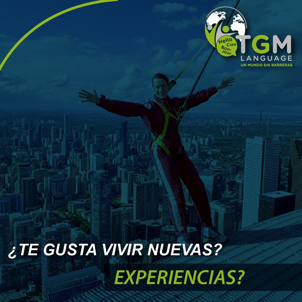 TGMLanguage's tweet image. Edge Walk. Esta atracción es para los más atrevidos y consiste en colgarse literalmente de la torre a una altura a 356 metros dando una vuelta completa a la estructura. Su precio es bastante elevado y tienes que pasar un cursillo previo de seguridad.